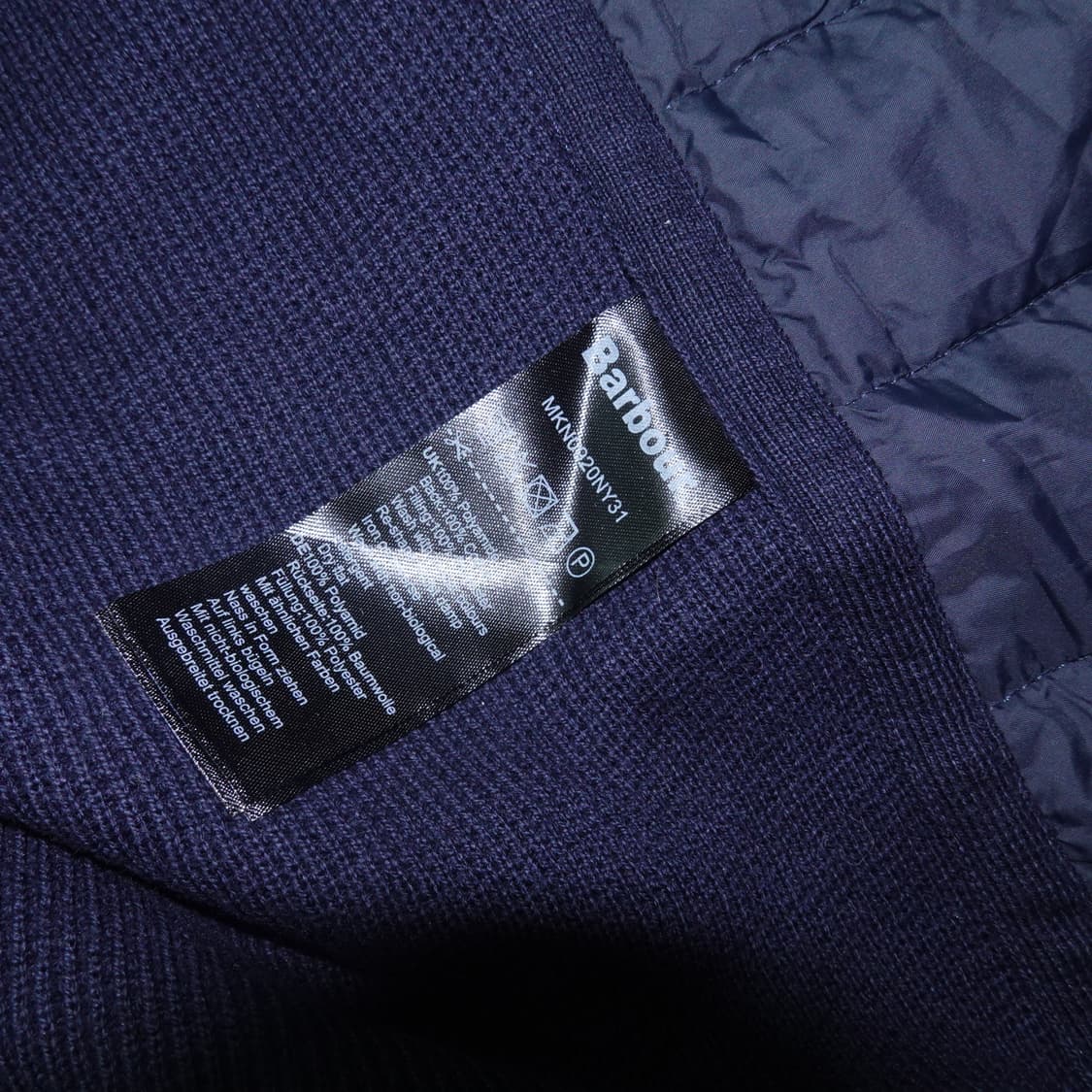 바버 니트 퀼팅 조끼 베스트 상품이미지3