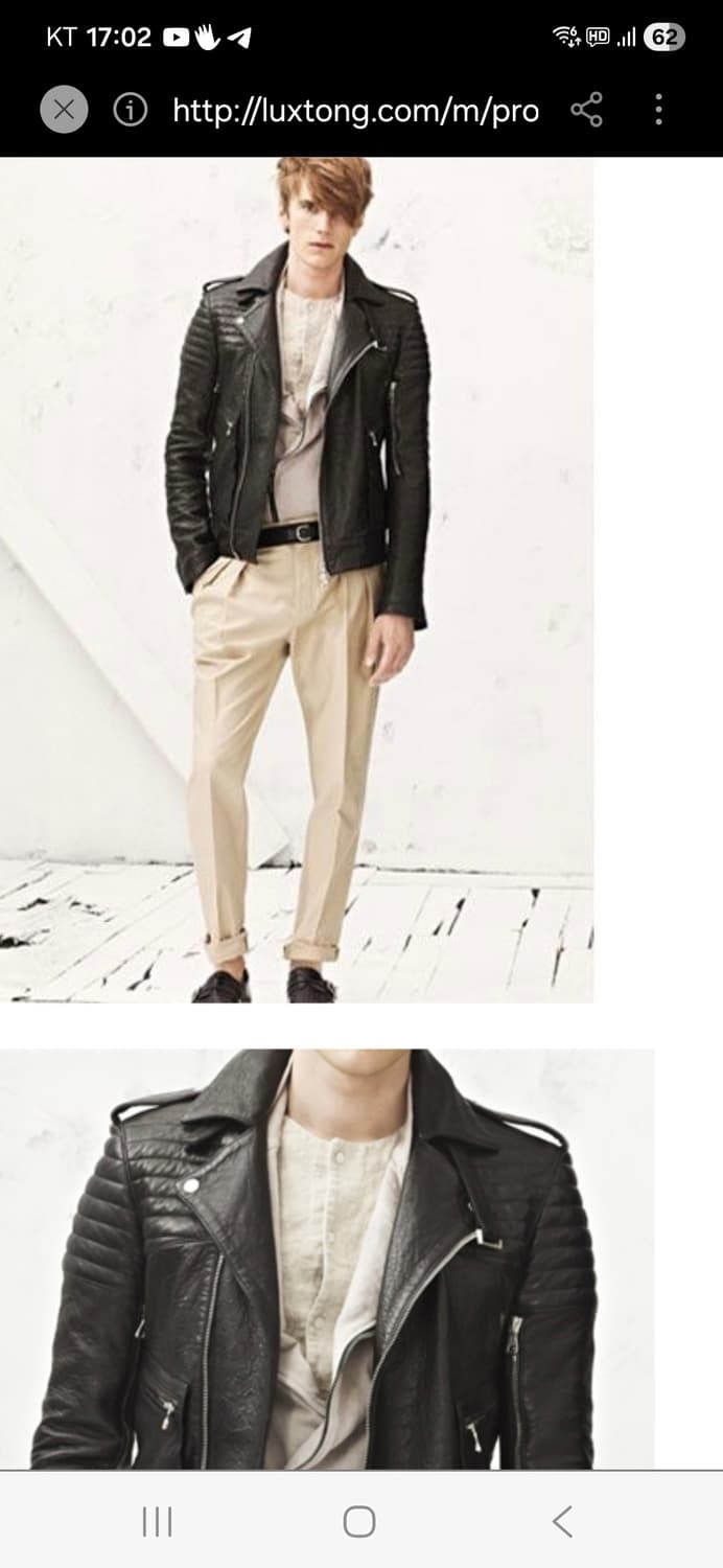 발망 램스킨 라이더 가죽자켓 상품이미지2