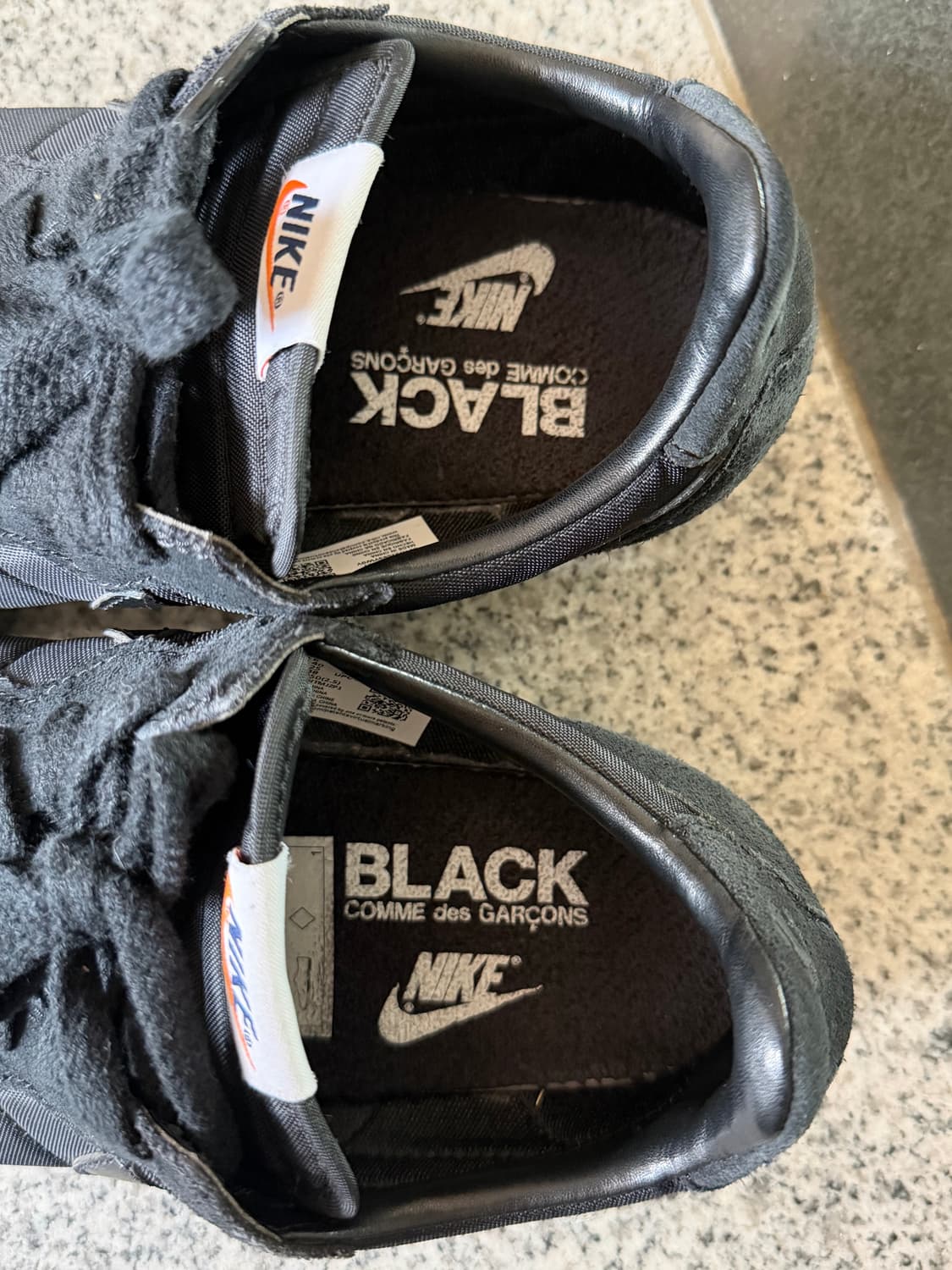 나이키 x 꼼데가르송 블랙 이글 트리플 블랙 상품이미지5