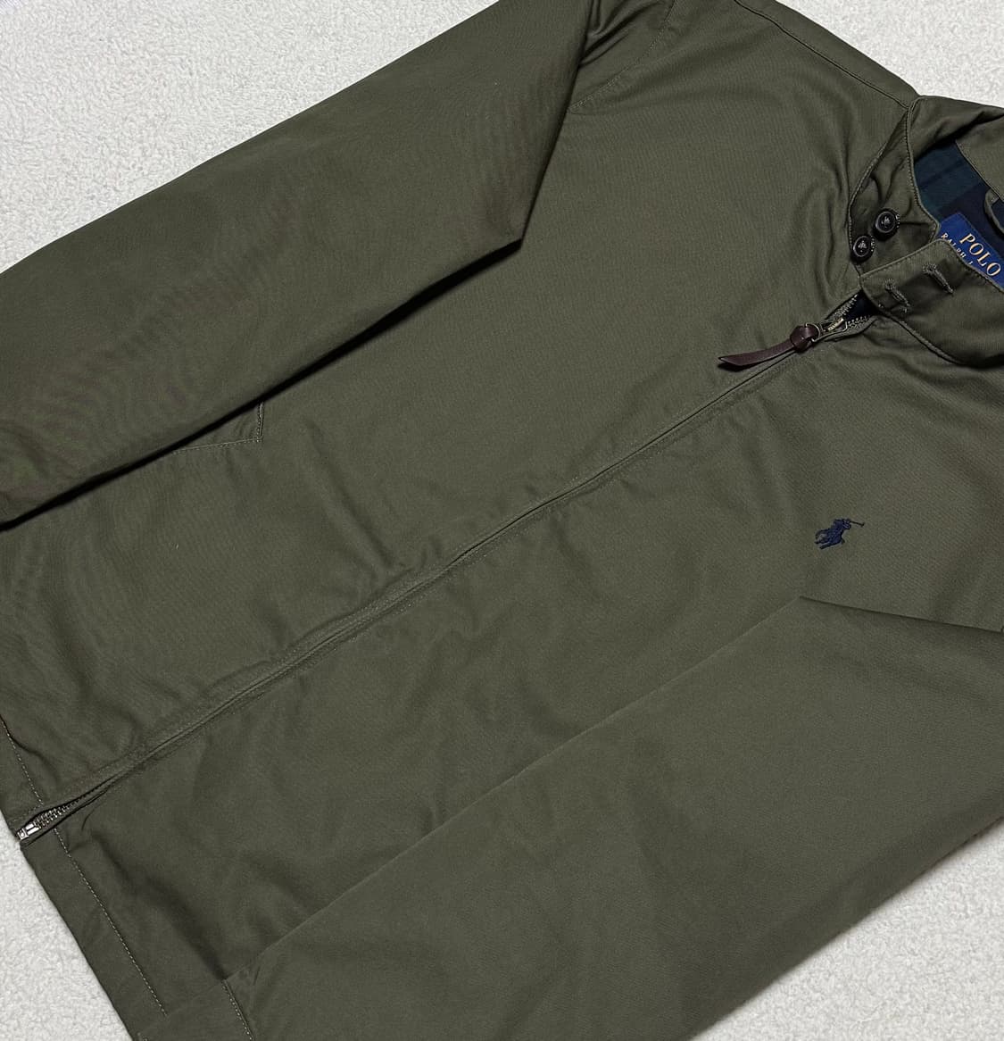 폴로 랄프로렌 바라쿠다 카키 자켓 (QR) 상품이미지4