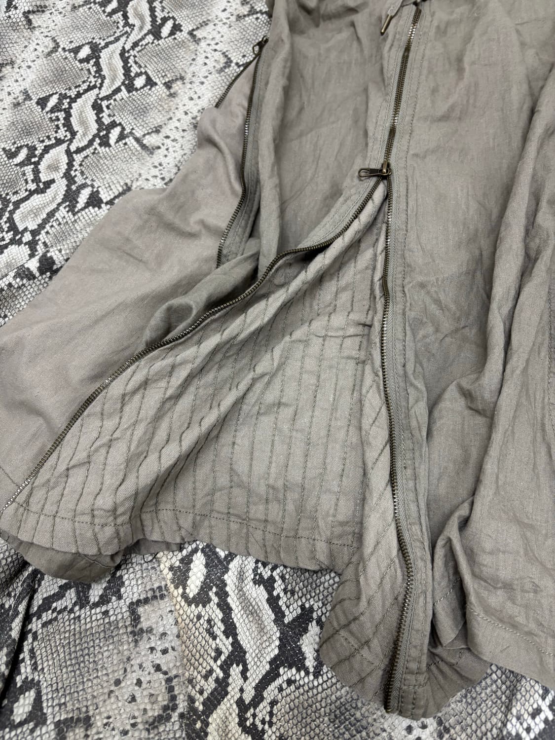 Goa [G.O.A]2000s 고아 3Zipper Skirts 상품이미지5