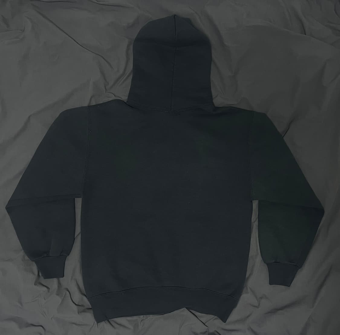 90s 러셀 빈티지 50/50 페이드블랙 후드 상품이미지2