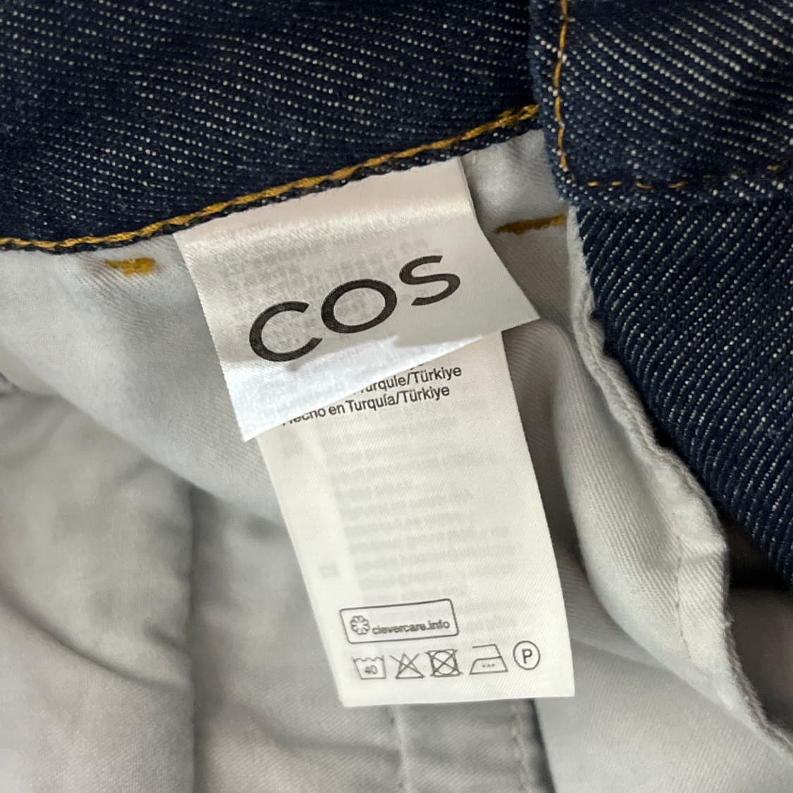 [25] COS 코스 생지 와이드 데님 청바지 상품이미지7