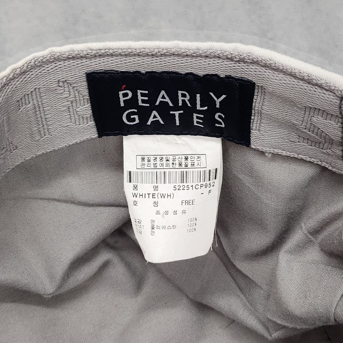 파리게이츠 정품 골프 모자 빈티지 화이트 상품이미지9