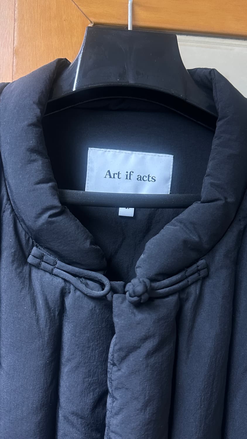 Art if acts 거위털 퀼팅 자켓 블랙 상품이미지3