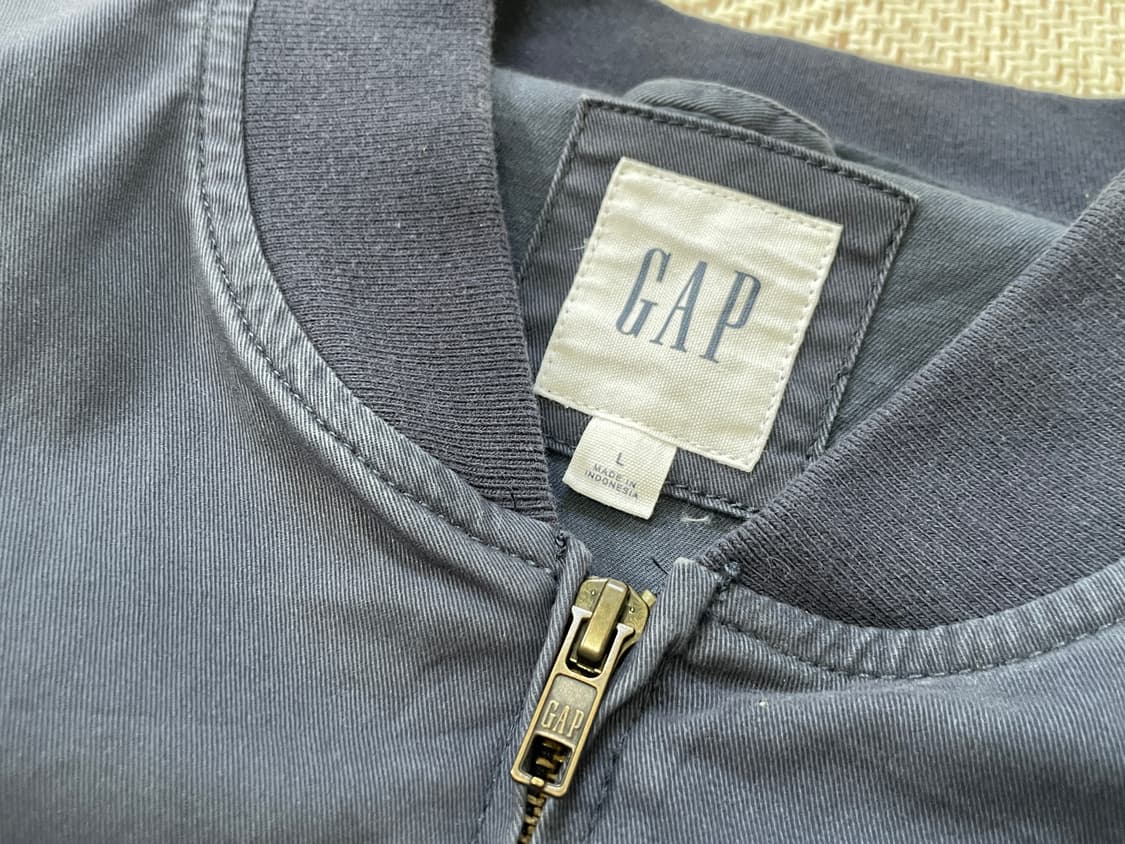 빈티지 올드 갭 네이비 봄버 자켓  상품이미지4