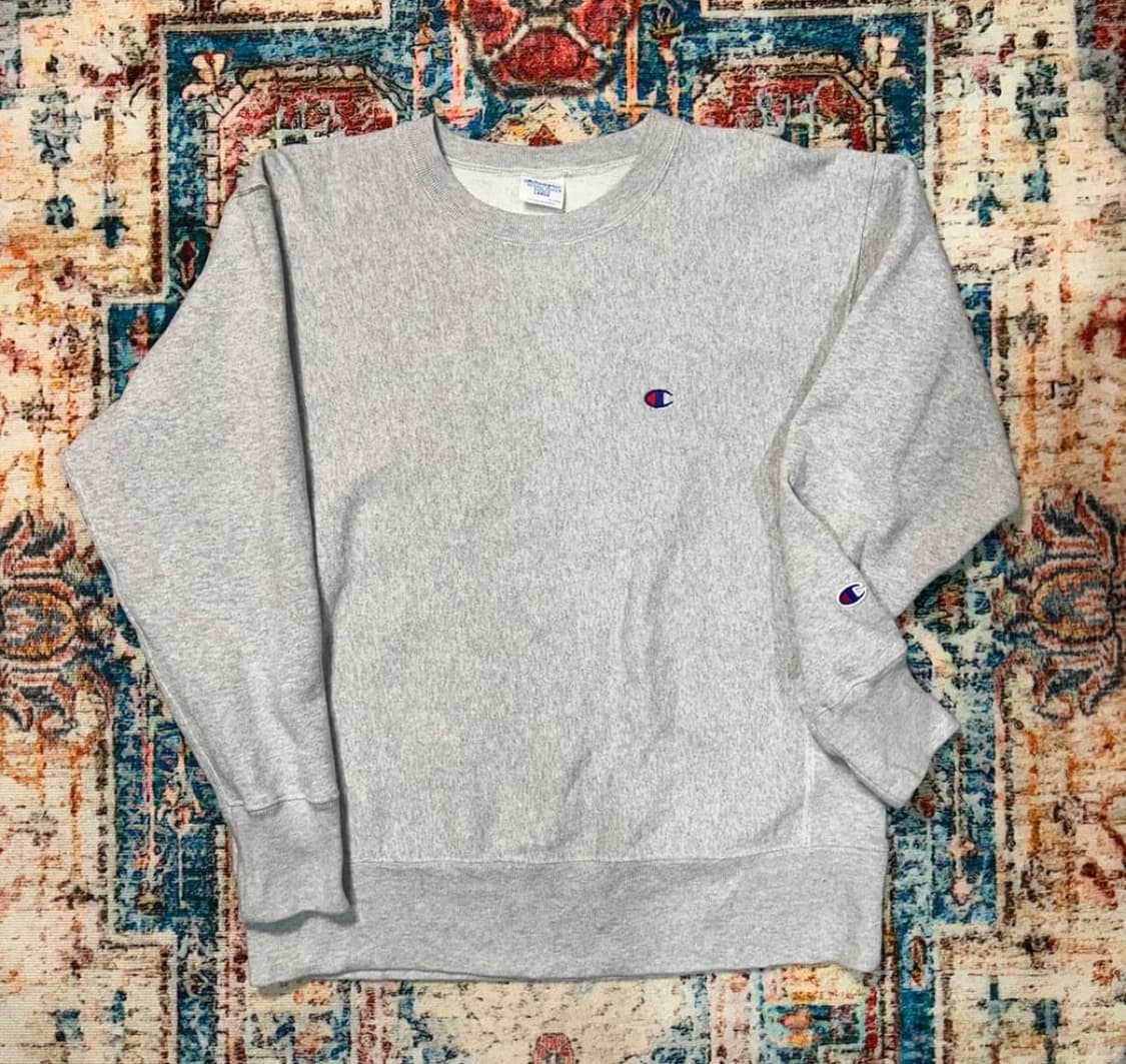 챔피온 리버스위브 블루택 스웻셔츠 L gray 상품이미지1