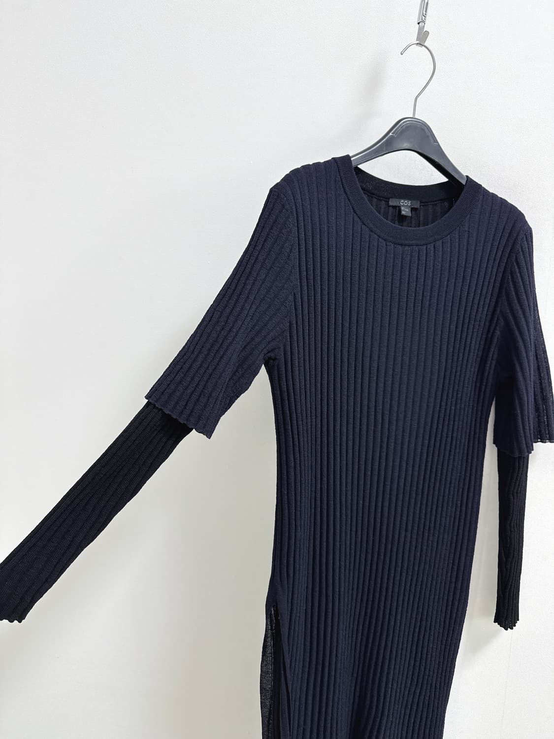 코스 레이어드 시어 니트 원피스 상품이미지6