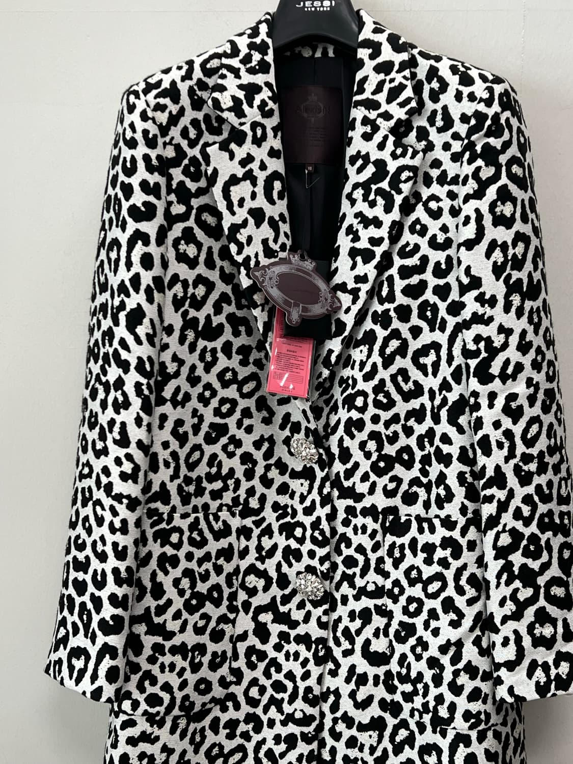 (새상품)제시앤코/제시뉴욕 레오파드 달마시안 자켓 상품이미지3