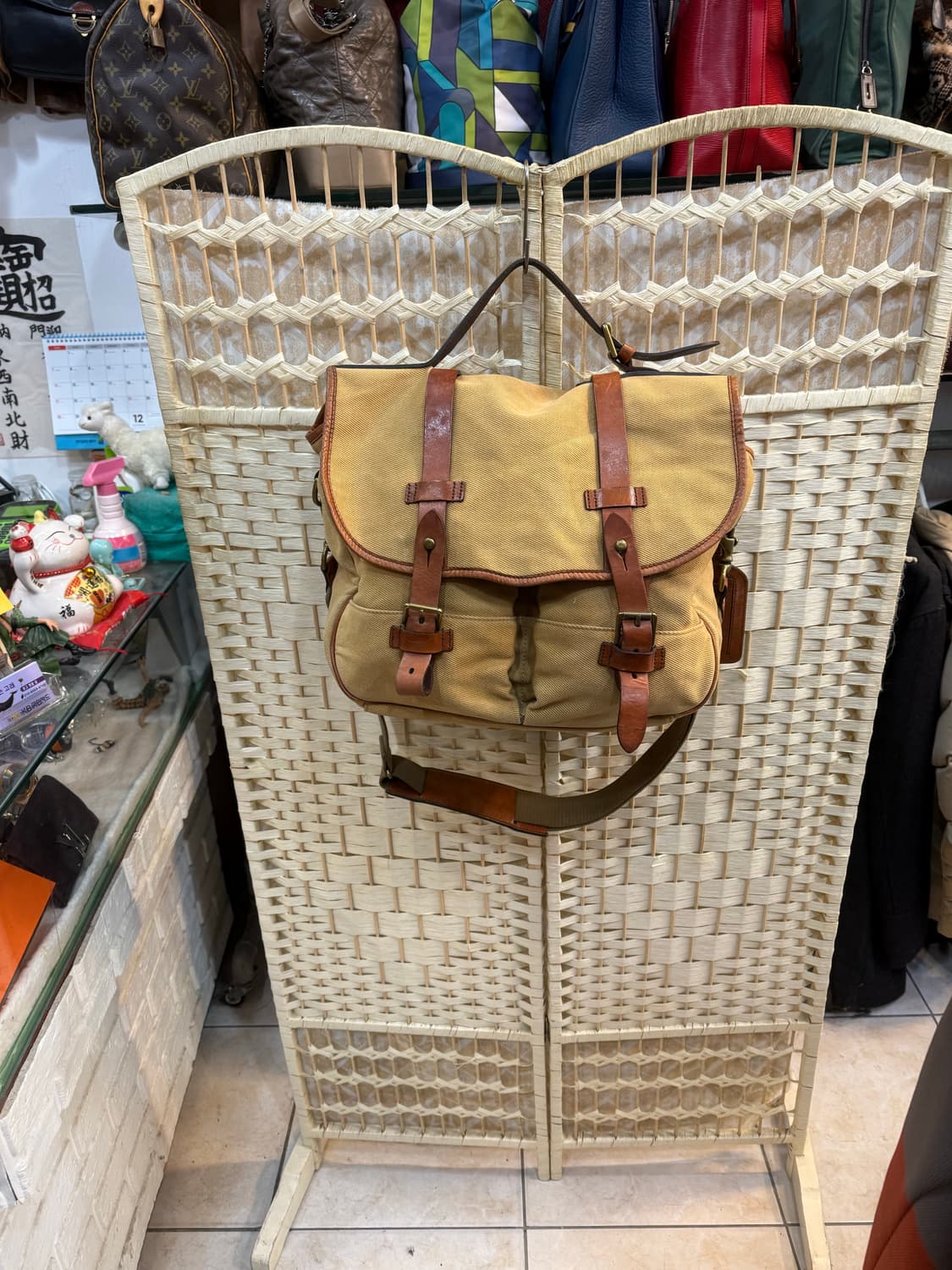 정품 폴로 랄프로렌 캔버스 메신저백 팝니다 상품이미지1