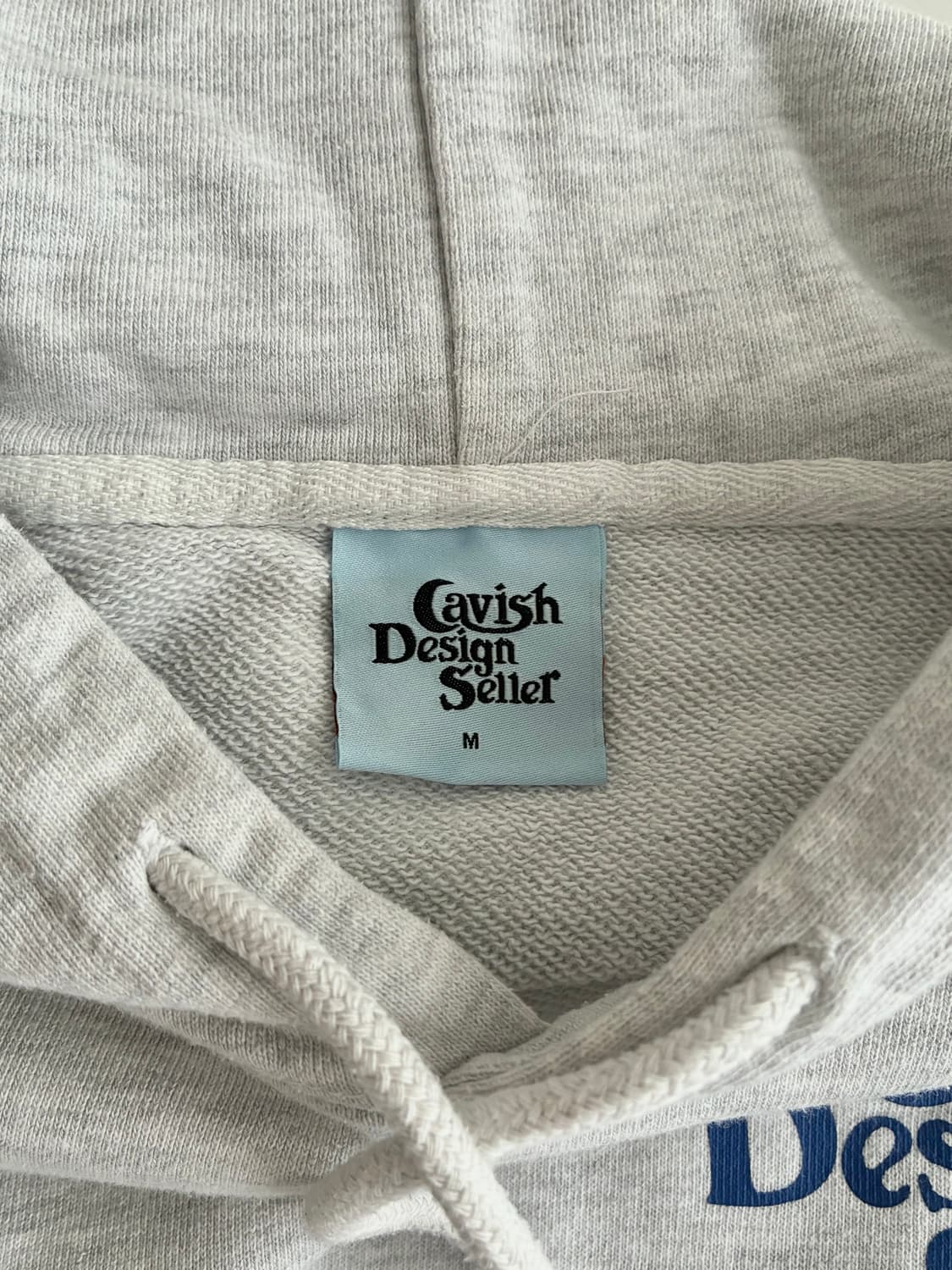 M) 카비시 셀러 로고 후드 라이트 그레이 상품이미지5