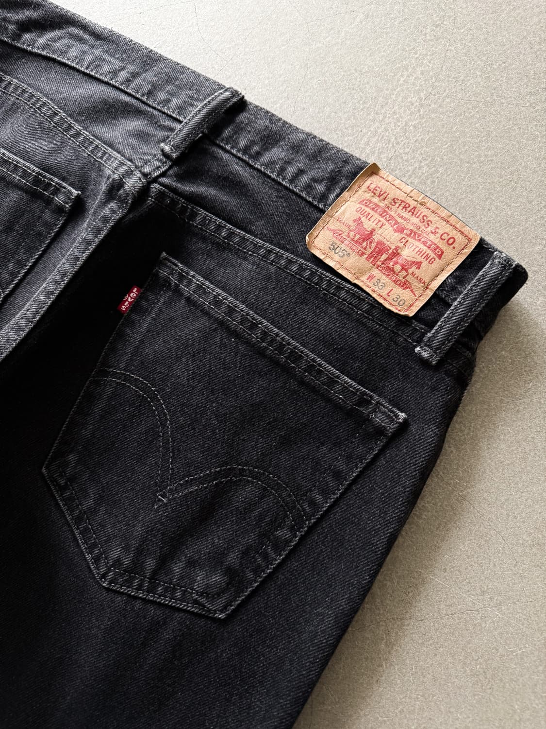 Levi's 505 Black Washing Denim Pants 상품이미지6