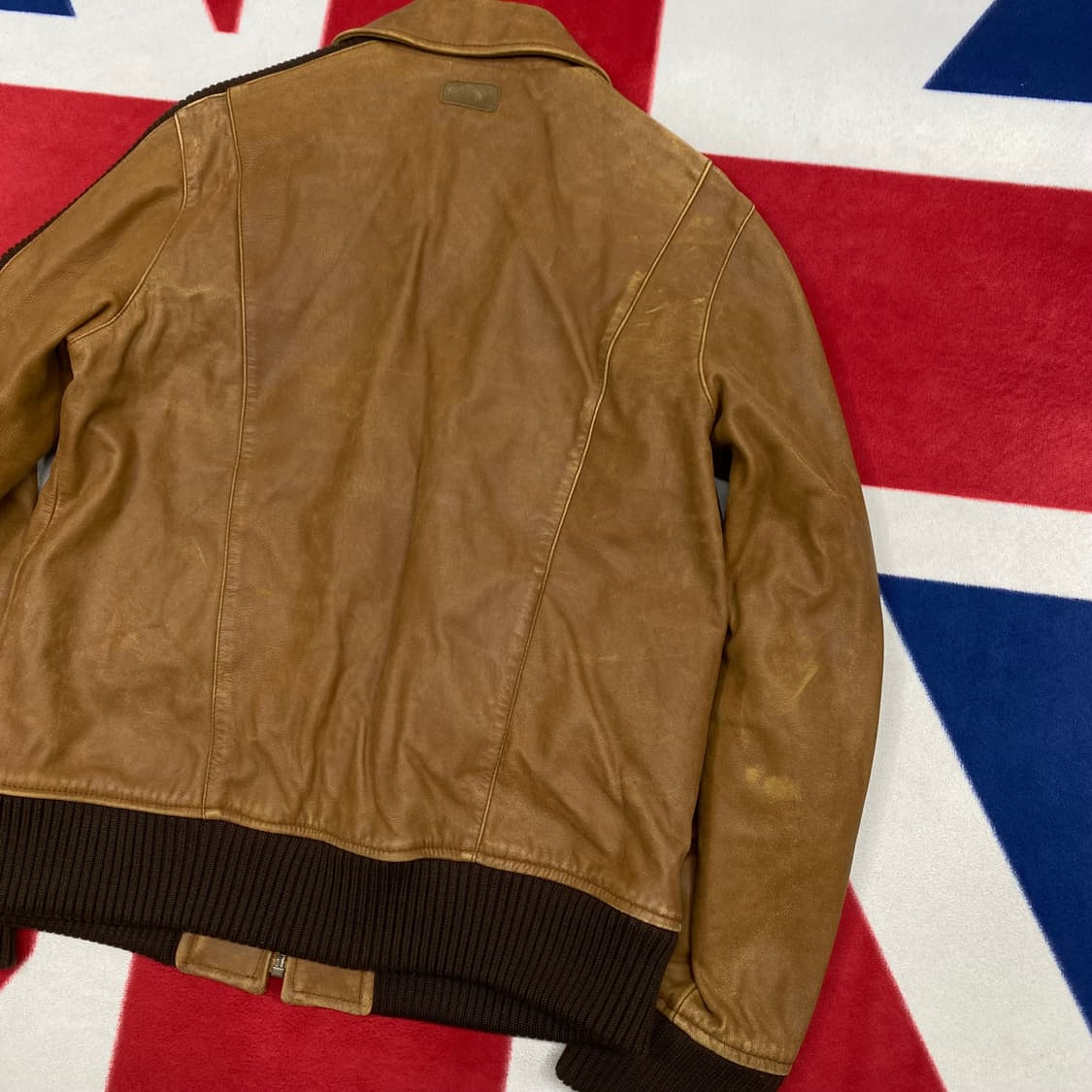 빈티지 소가죽 자켓 90 상품이미지4