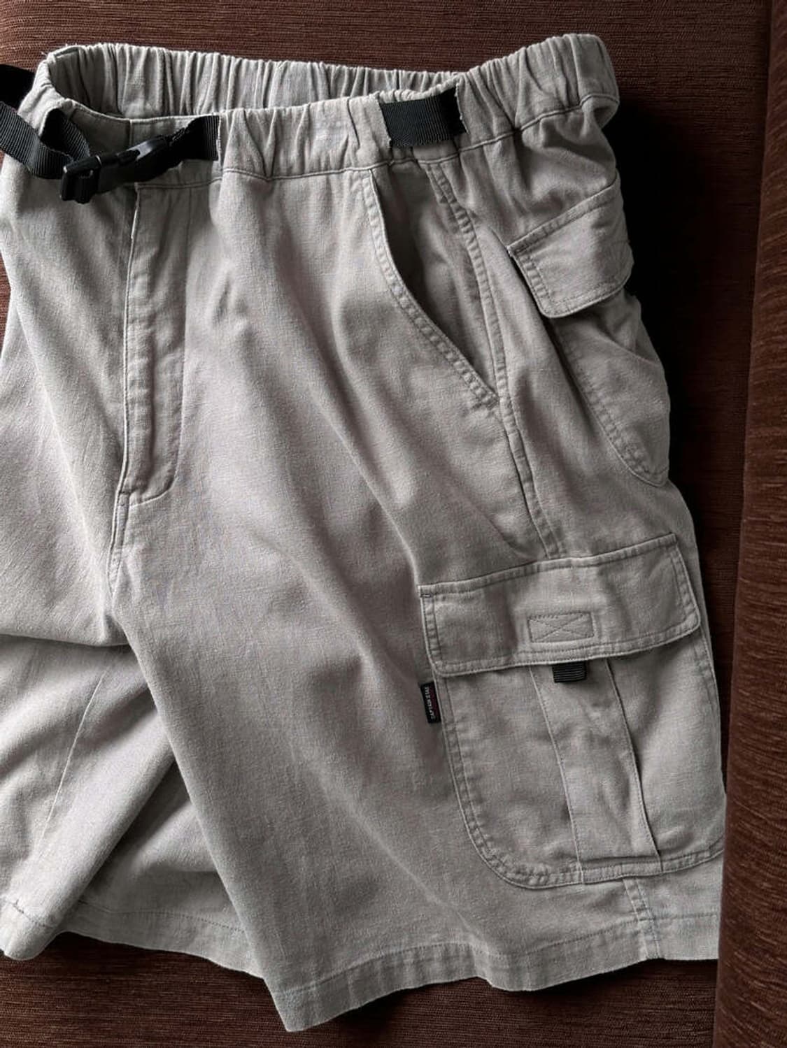 Cotton linen Utility cargo shorts 상품이미지3