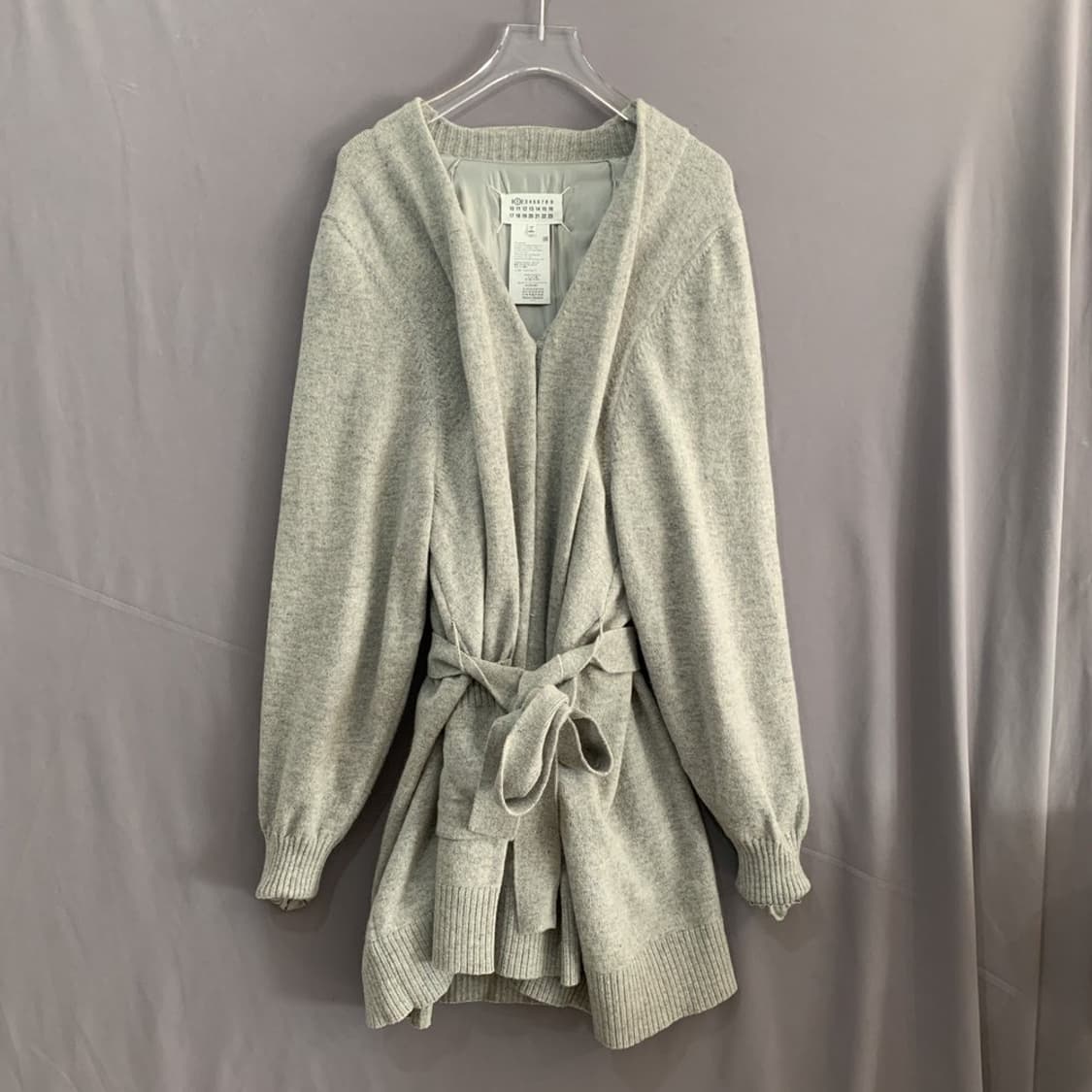 XS 메종 마르지엘라 벨티드 로브 롱 니트 가디건 상품이미지2