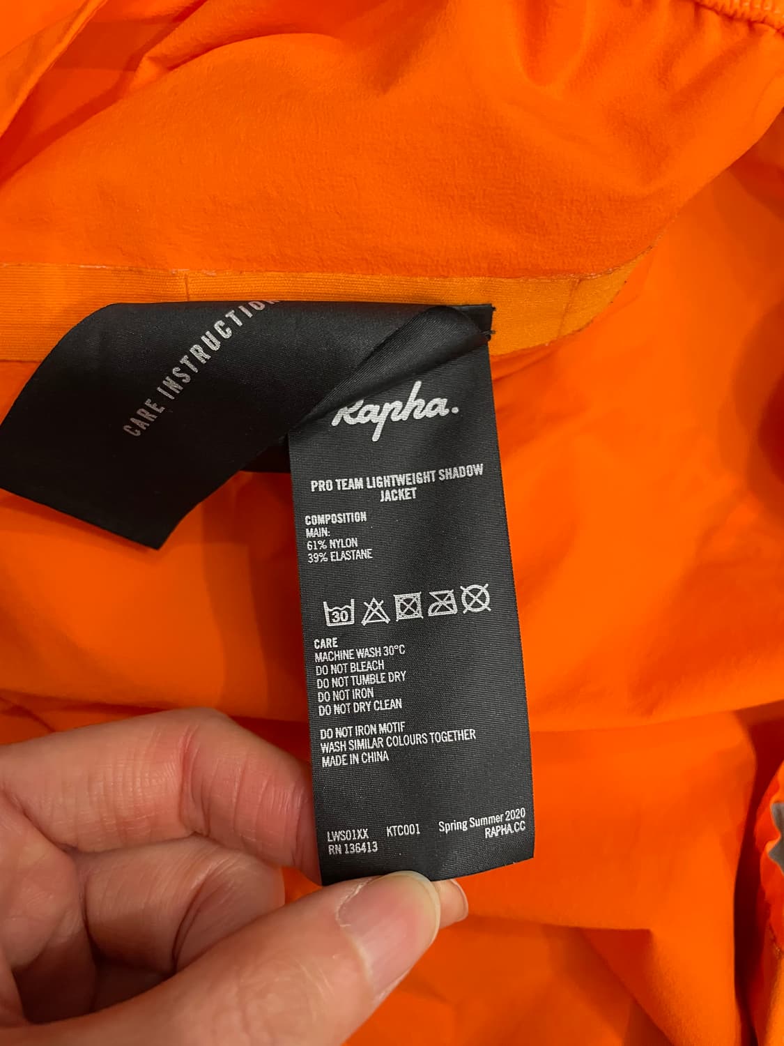 라파 Rapha 프로팀 라이트웨이트 섀도우 자켓 상품이미지7