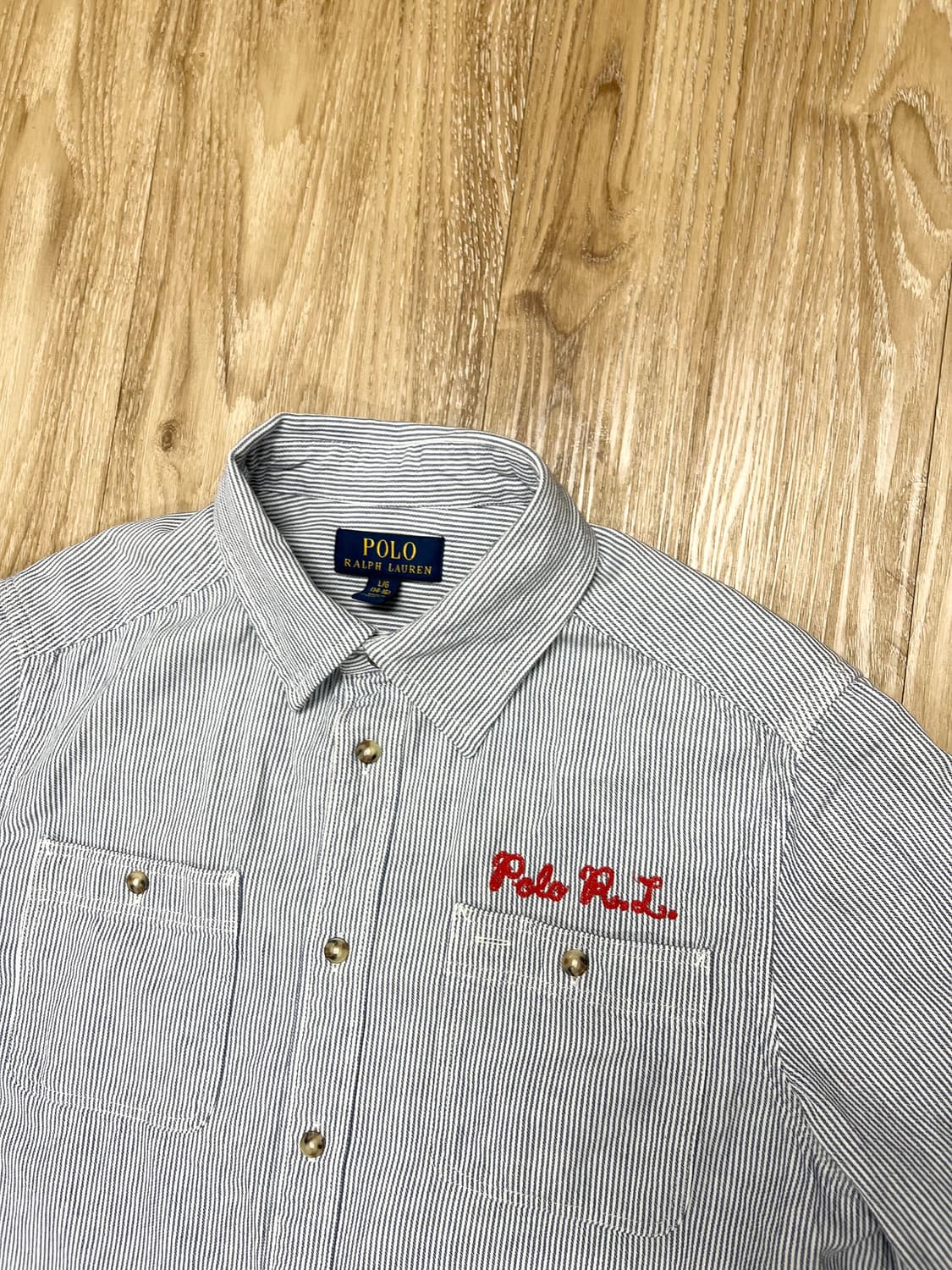 폴로 랄프로렌 포켓 셔츠 보이즈 상품이미지2