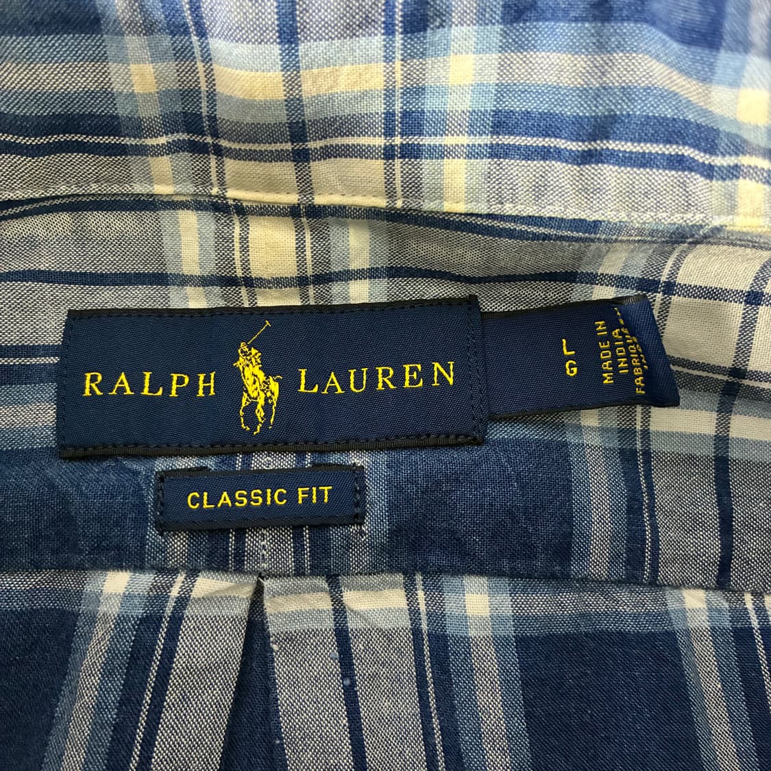 Polo  폴로 랄프로렌 자수 코튼 타탄체크 셔츠  상품이미지4