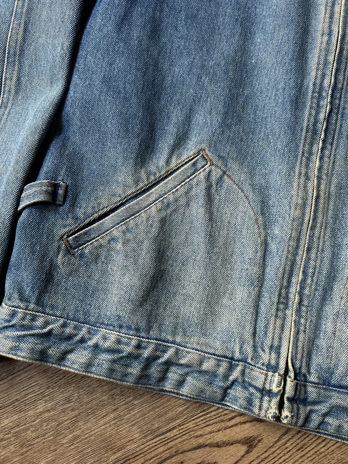 [L]90's 폴로 컨트리 Made in USA 91-B 타입 데님 자켓 상품이미지4