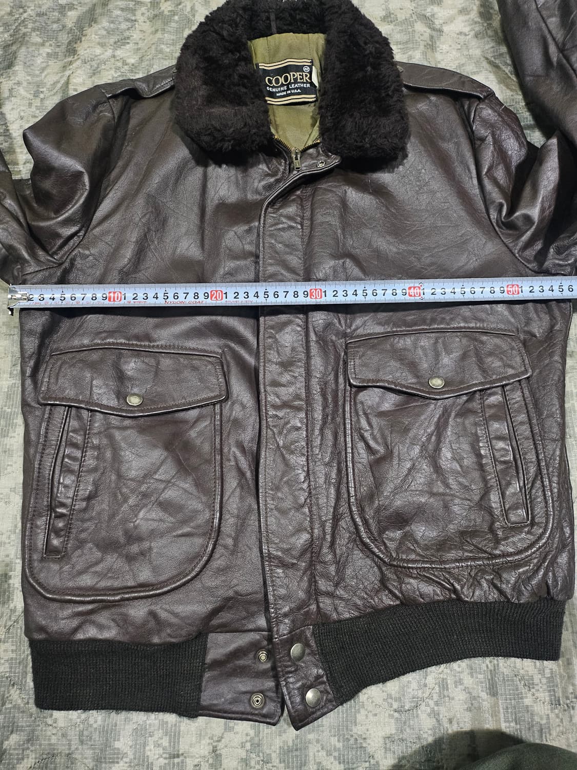 쿠퍼사 G1 레더자켓 42 상품이미지9