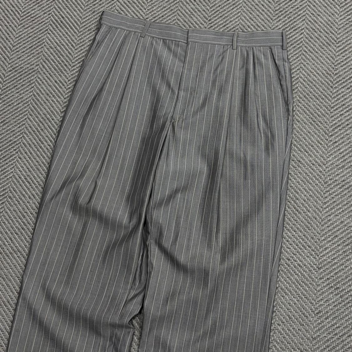 발망 스트라이프 슬랙스 v1716 상품이미지3