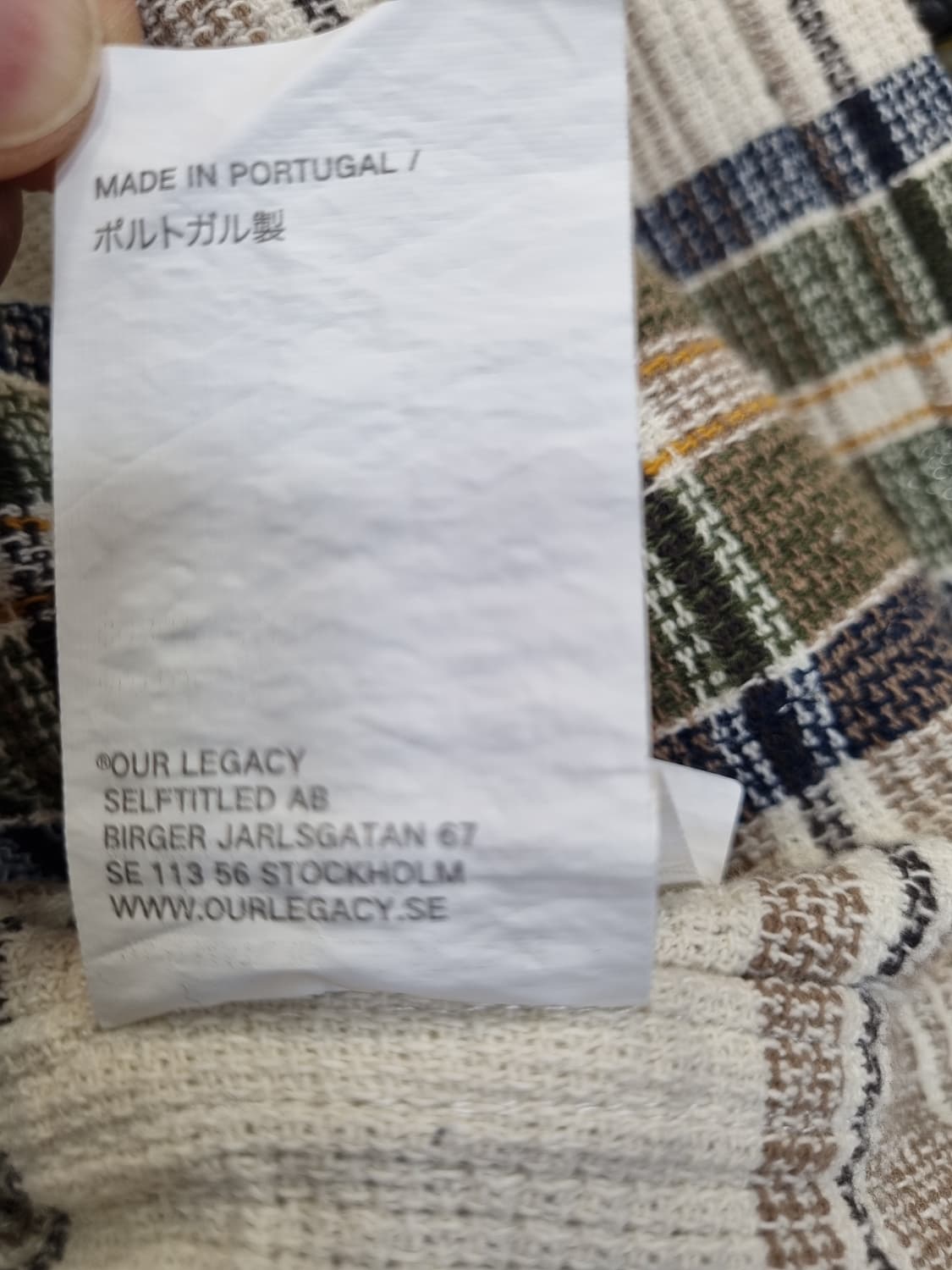 아워레가시 체크 반팔 셔츠 50 상품이미지7