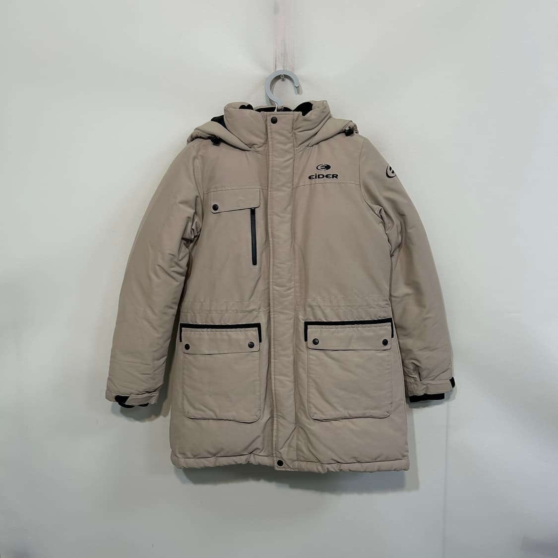 아이더 여성 오리털 패딩 55정도 베이지  상품이미지1