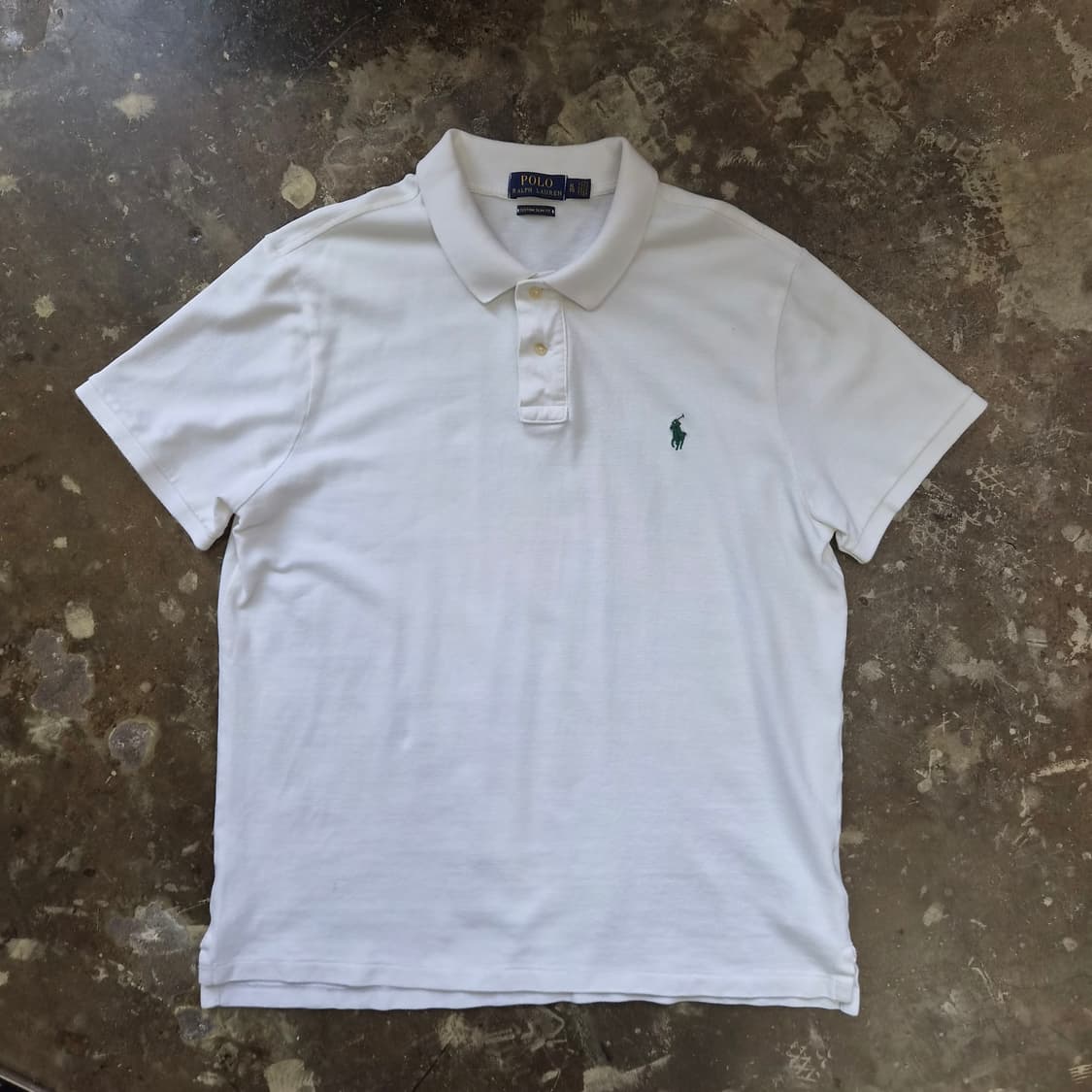 XL) 폴로 랄프로렌 커스텀 슬림핏 반팔 카라티 카라티셔츠 상품이미지1