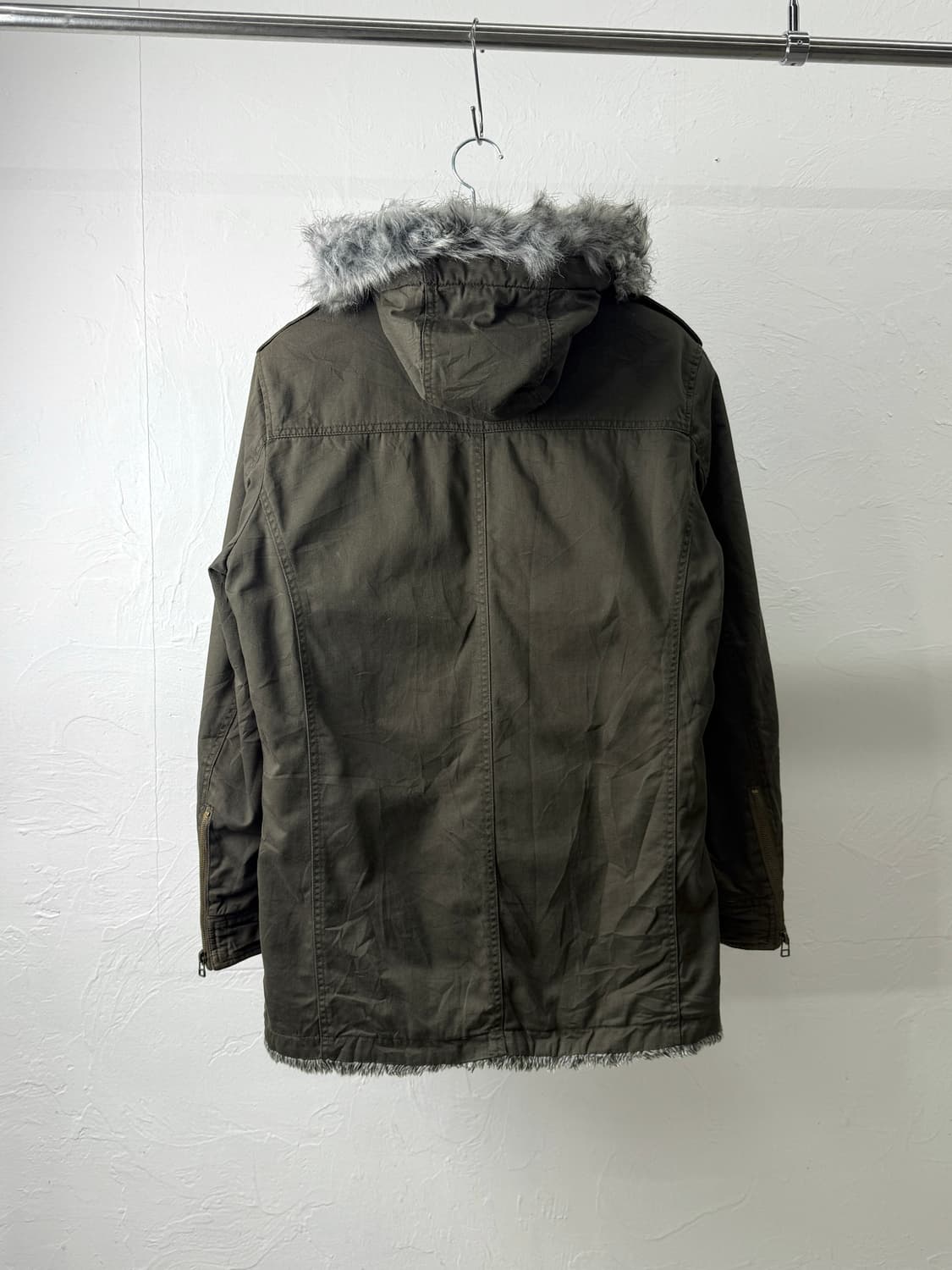 JPN 퍼 후드 파카 상품이미지5