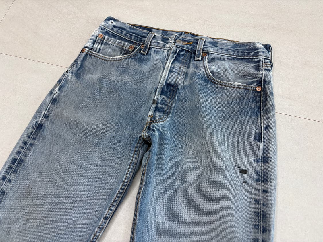 빈티지) 리바이스 501 연청 상품이미지3