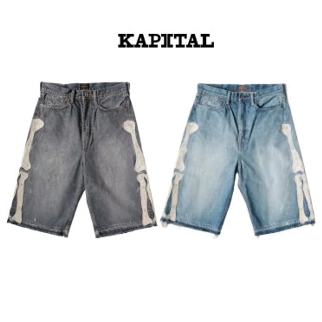 캐피탈 본 데님 쇼츠 블랙 36 상품이미지1