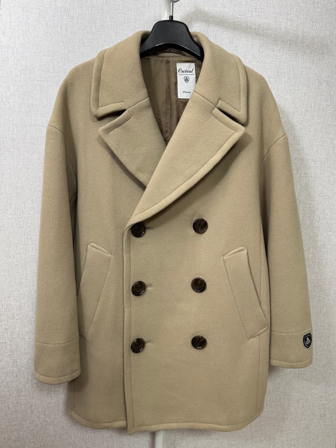 오르치발 멜톤 울 피코트 1사이즈 55,66 상품이미지1