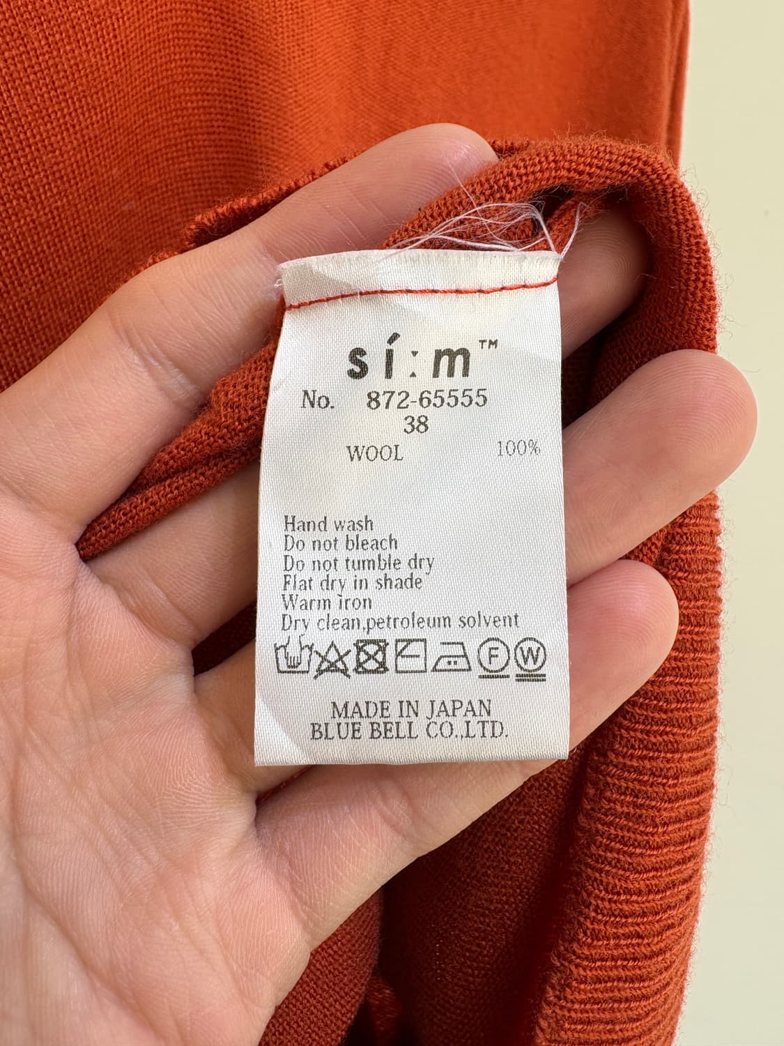 SI:M (Made in Japan) 브이넥니트 상품이미지7