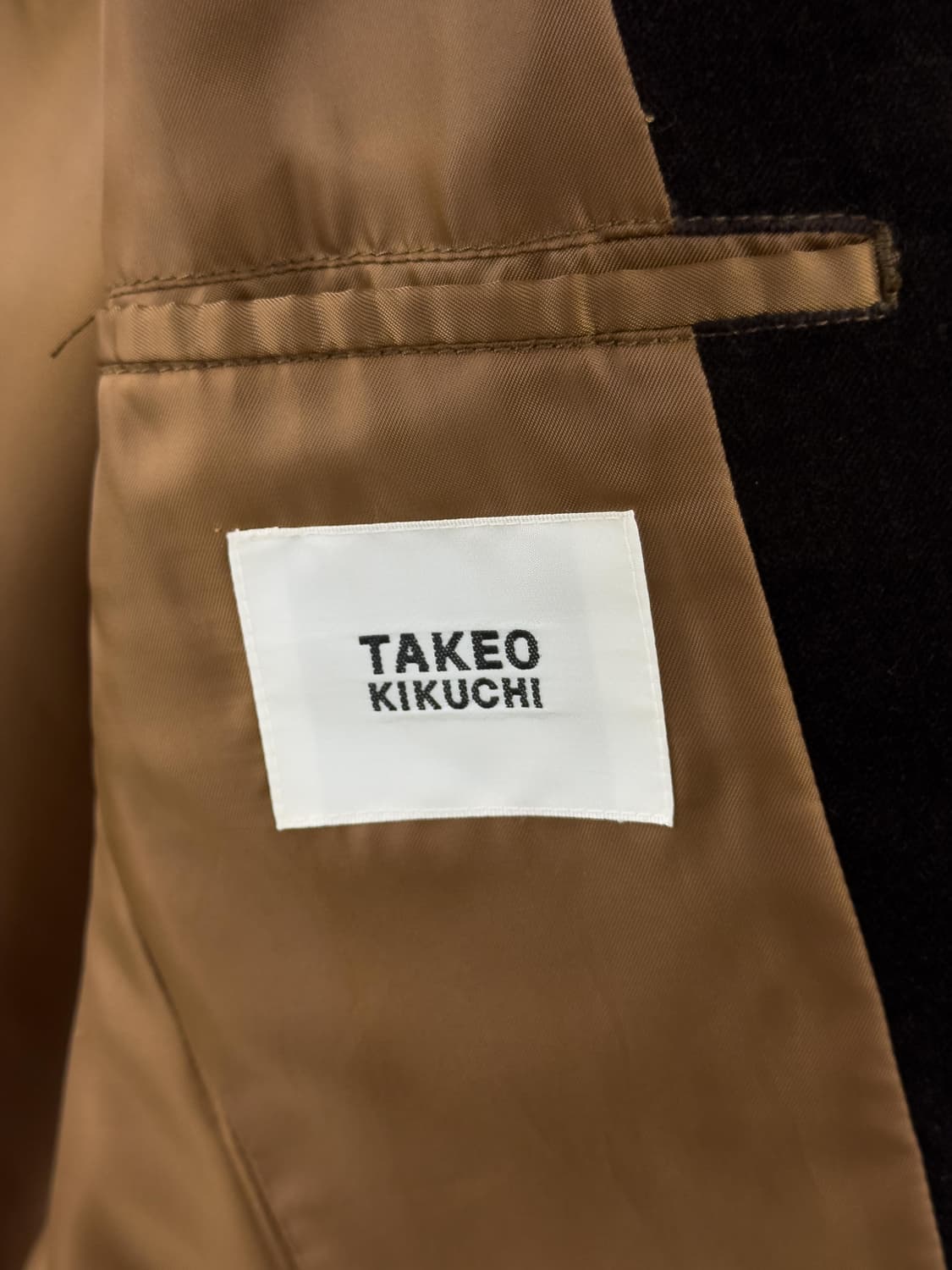 Takeo Kikuchi 프렌치워크 벨벳 자켓 상품이미지8