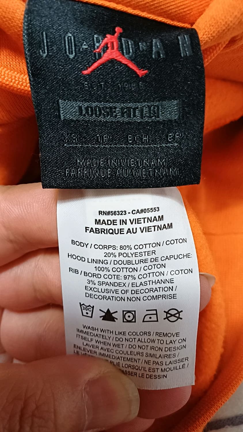 나이키 조던 오버핏 기모후드 90 여성55 가슴55 기장57 상품이미지3