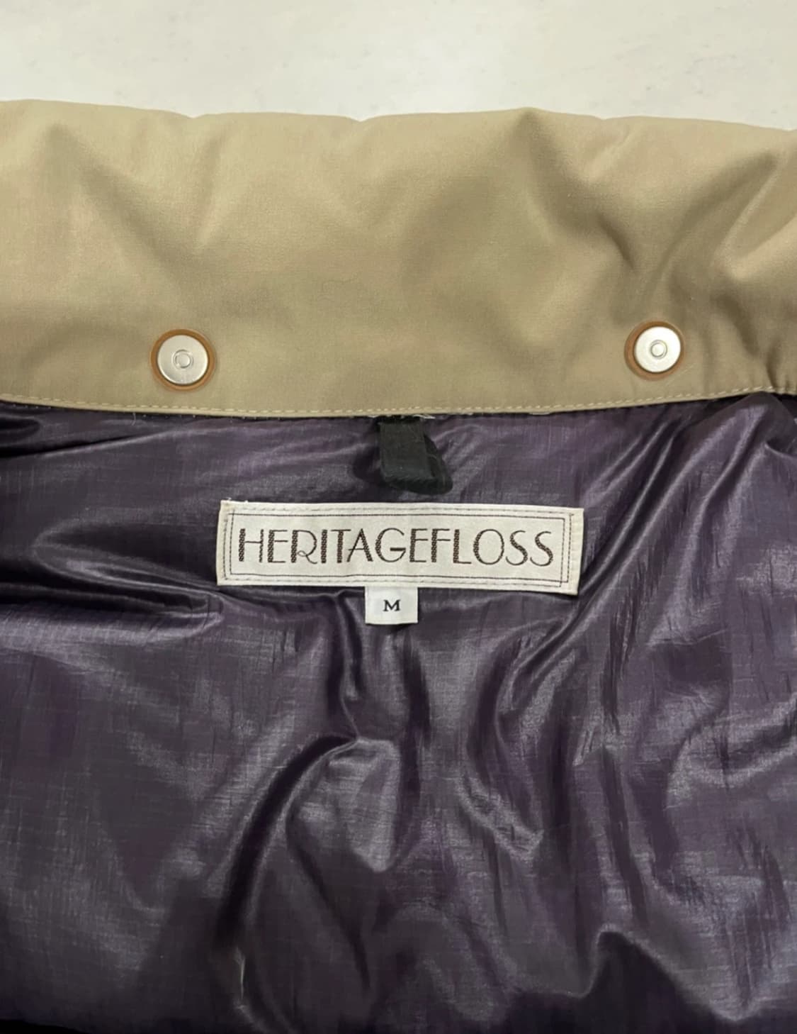 헤리티지플로스 18fw 패딩 M 상품이미지3