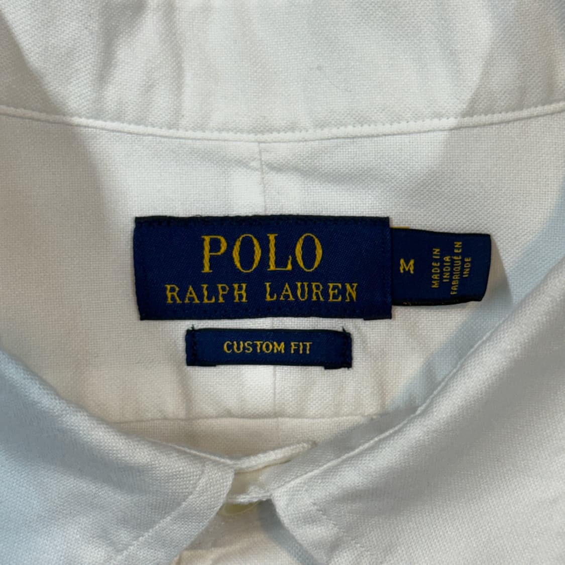 M) 폴로 랄프로렌 클래식 화이트 옥스포드 셔츠 커스텀핏 상품이미지6