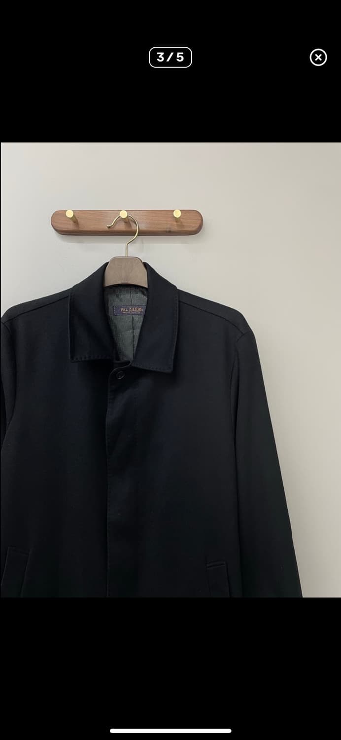 팔 질레리 블랙 트렌치 코트 A2459 상품이미지3