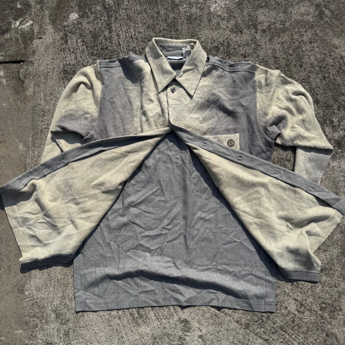 [XL~XXL] 90s Gianfranco Ferre 니트 셔츠 상품이미지2