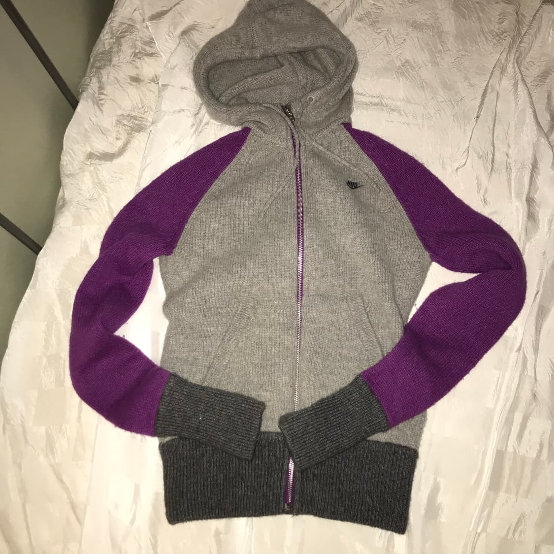 NIKE 나이키 갸루 울 니트 후드집업 상품이미지3