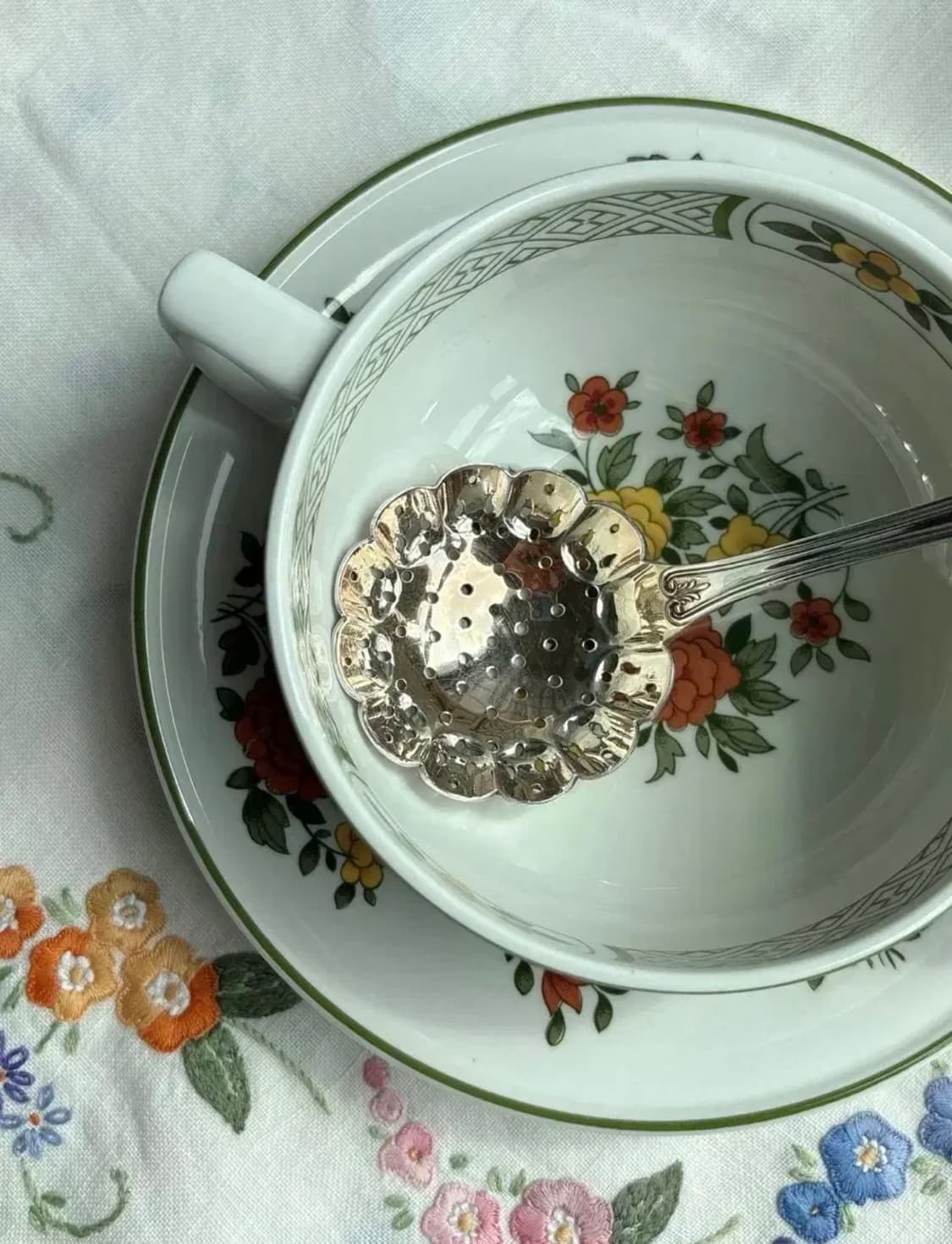 앤틱 실버플레이트 1847 ROGERS BROS 슈가 시프터 티스트레이너 상품이미지2