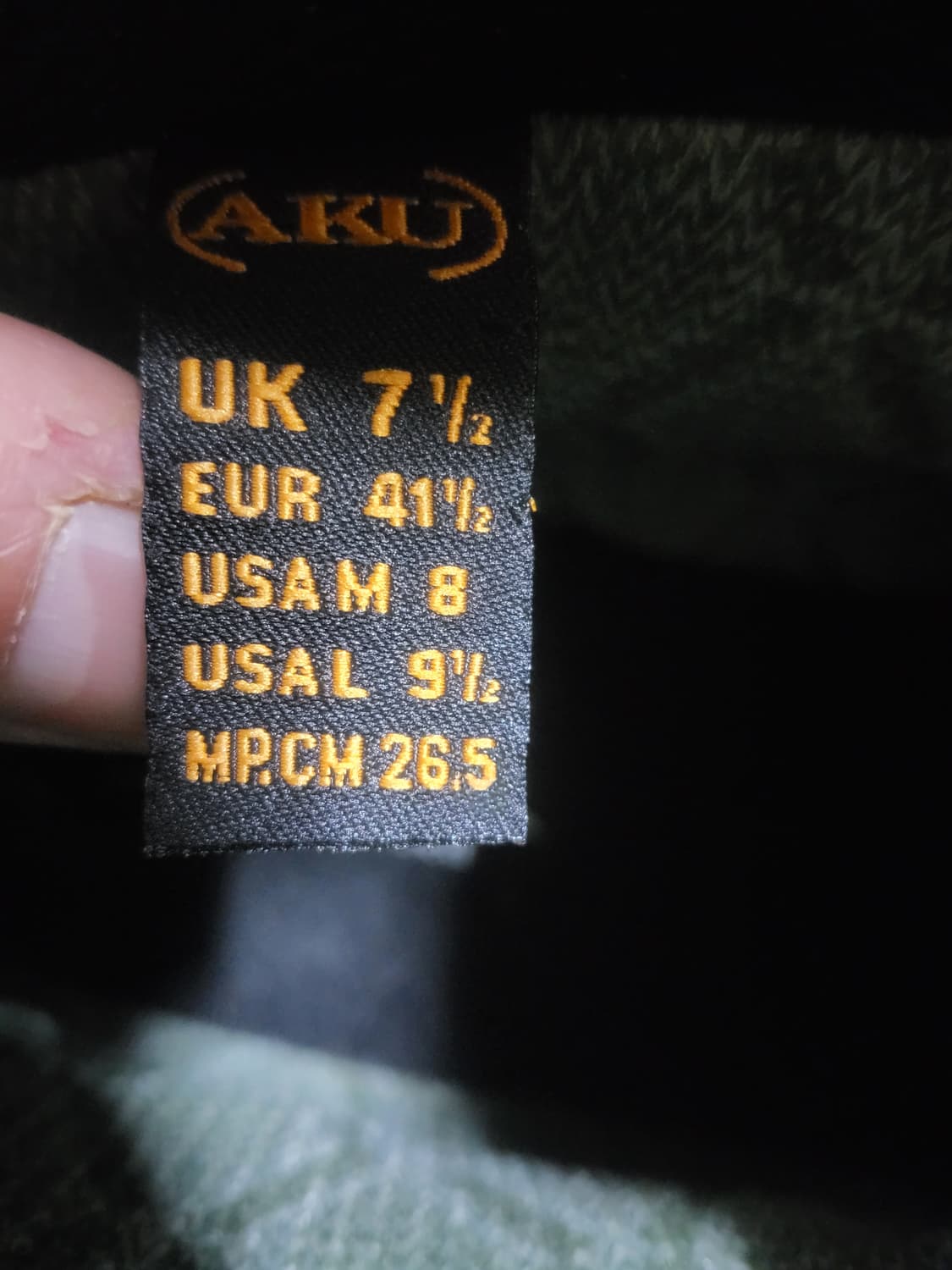 이태리 아쿠 타이거 누벅 고어텍스 등산트래킹부츠 265 상품이미지2