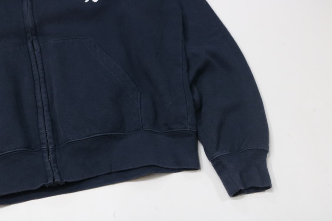 빈티지 가라테 도장 네이비 후드 집업 (L) 상품이미지9
