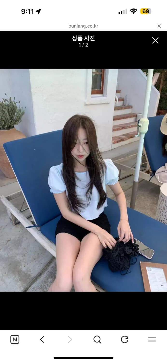 시예 시예샵 루시 블라우스 lucy 블라우스 블루 상품이미지1