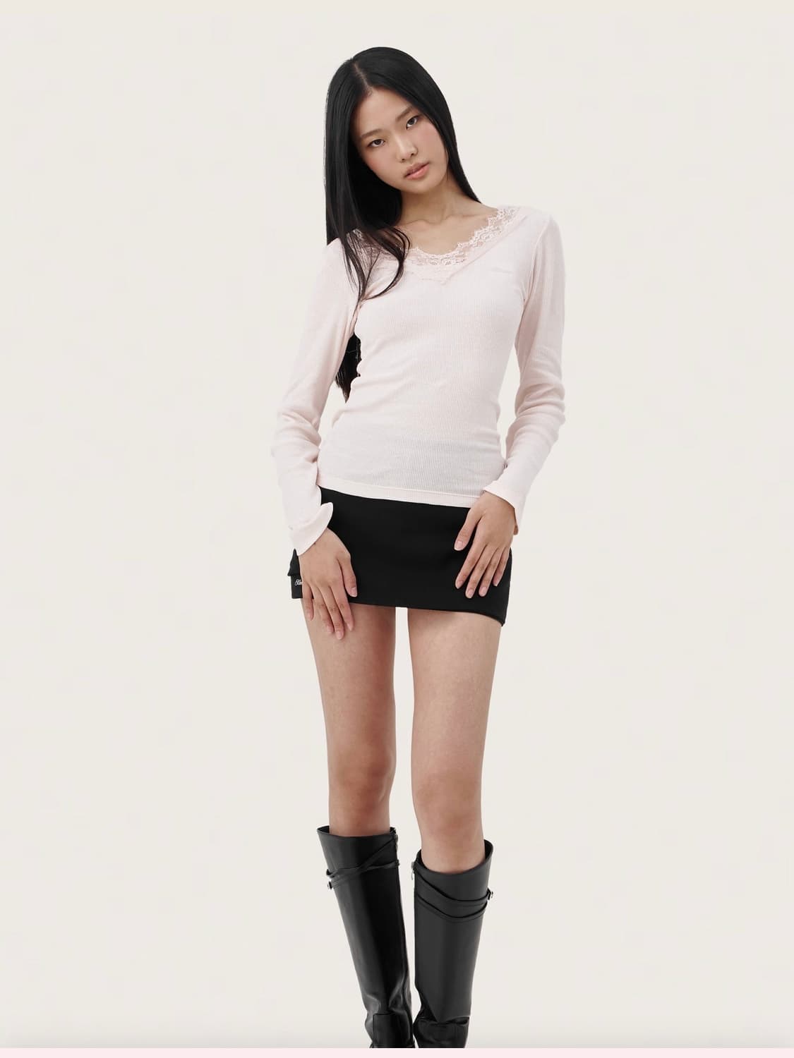 클리시어 크림도넛 슬리브리스 핑크 상품이미지1