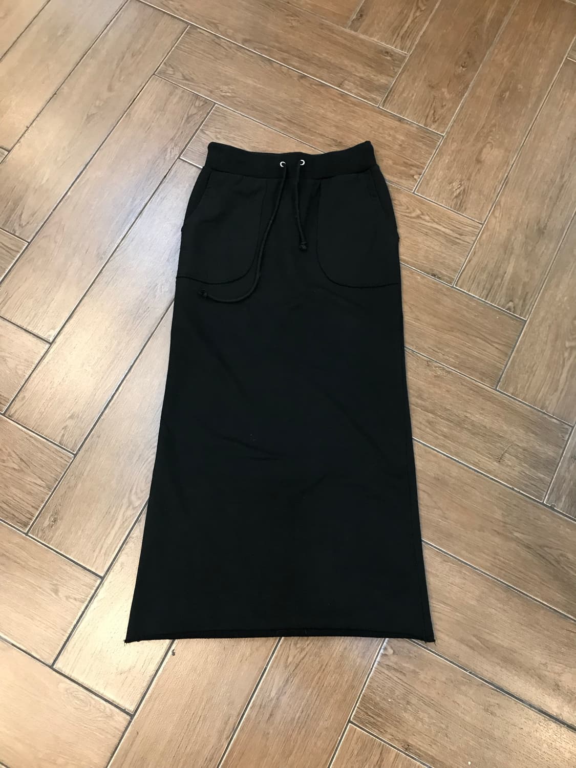 히스테릭글래머 블랙 롱 스커트 상품이미지4