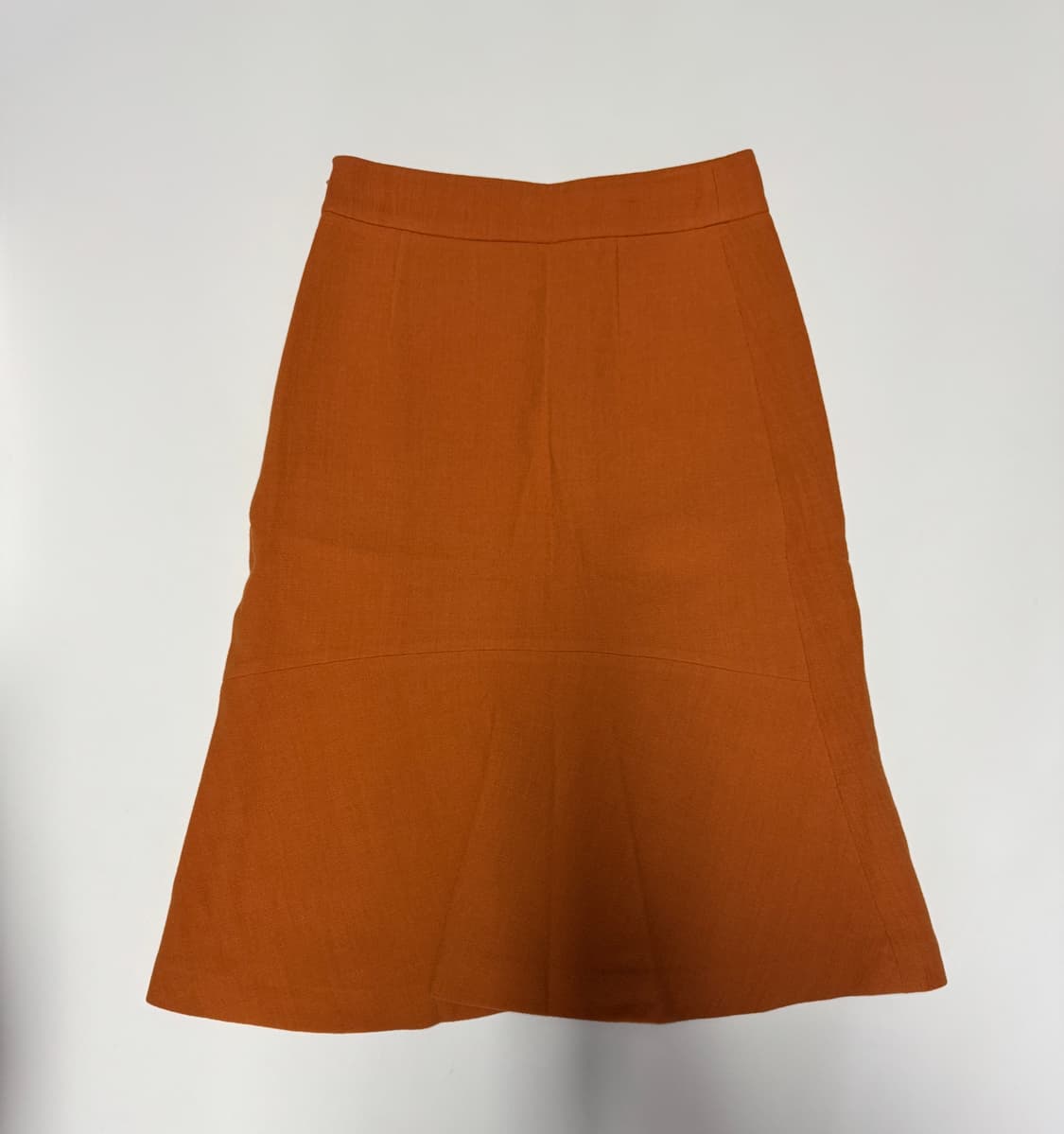 여성 레니본 Reneevon 깔끔한 오렌지 스커트 치마 상품이미지2