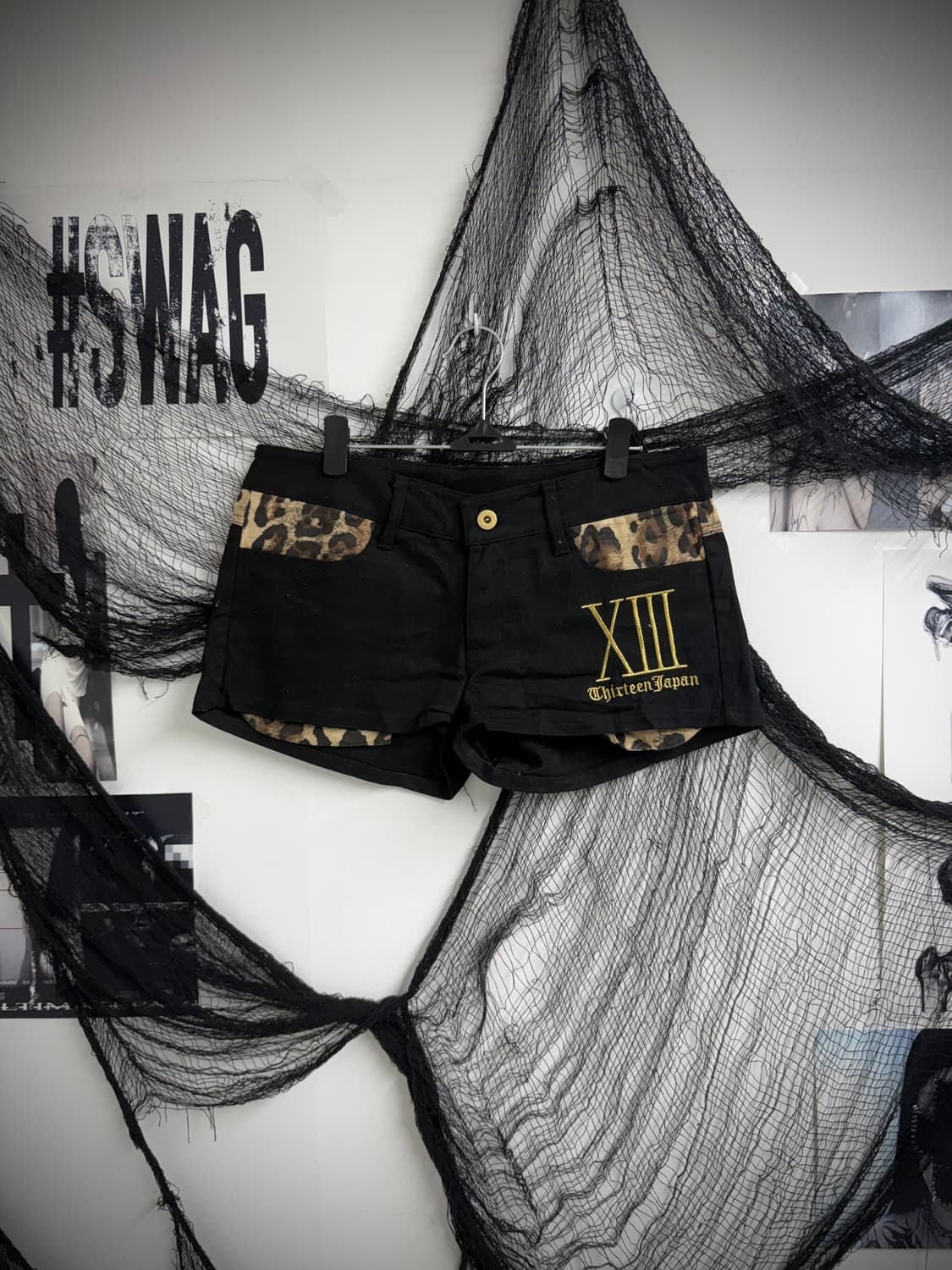 Leopard pattern detailed shorts 상품이미지4