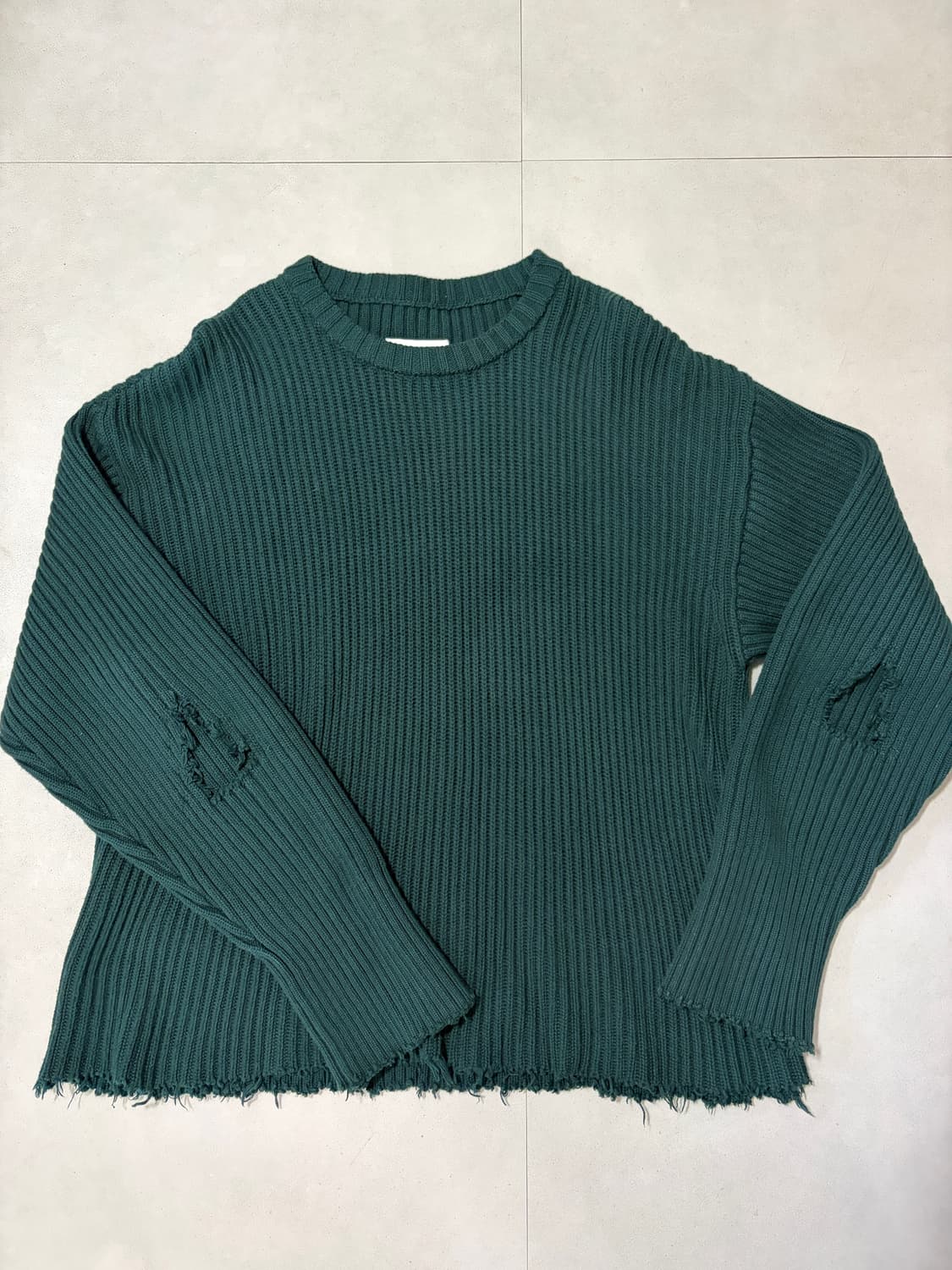 Mm6 디스트로이드 컷아웃 니트 상품이미지1