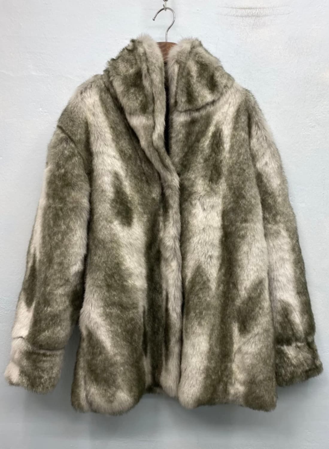 [8937]Gray gradient fur coat# 상품이미지4